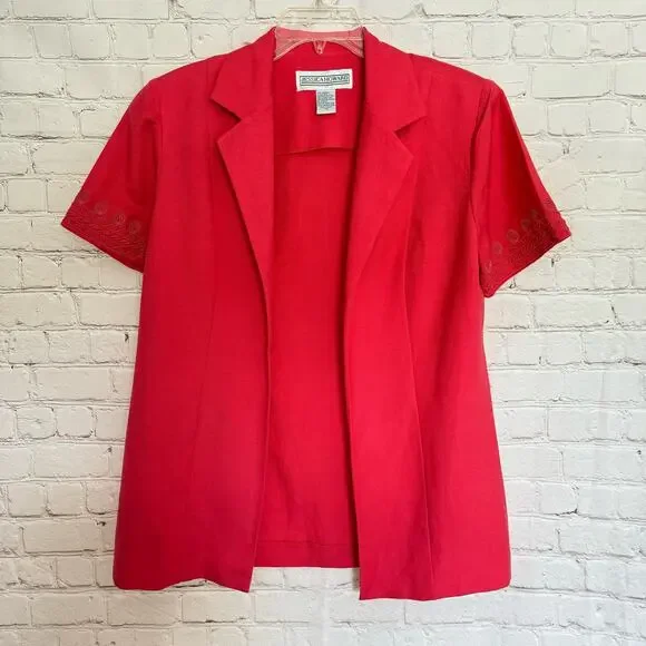 VTG Jessica Howard Wms 10 Linen Blend Sleeveless Maxi Dress With Matching Jacket - Picture 10 of 14